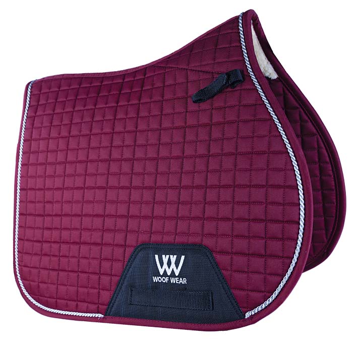 Woof Wear Colour Fusion Pony GP Saddlecloth #colour_shiraz