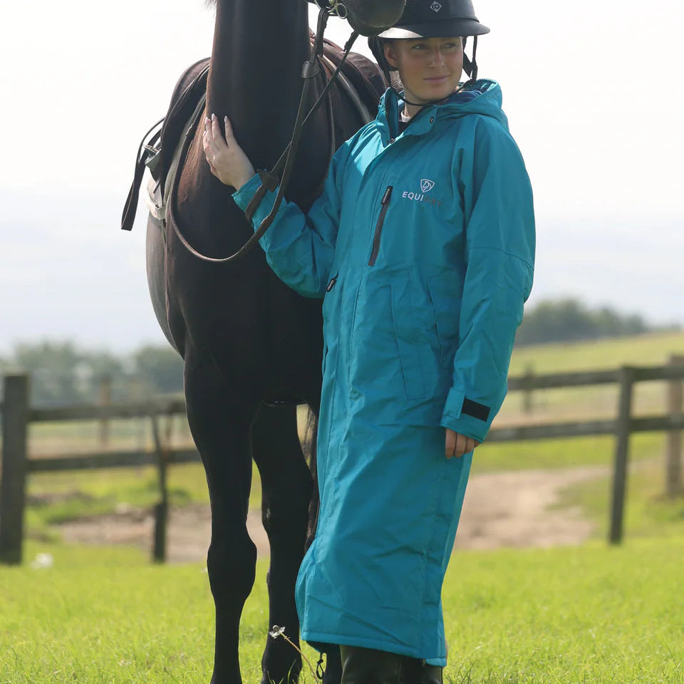 EQUIDRY Women's Thin Fleece Evolution #colour_turquoise