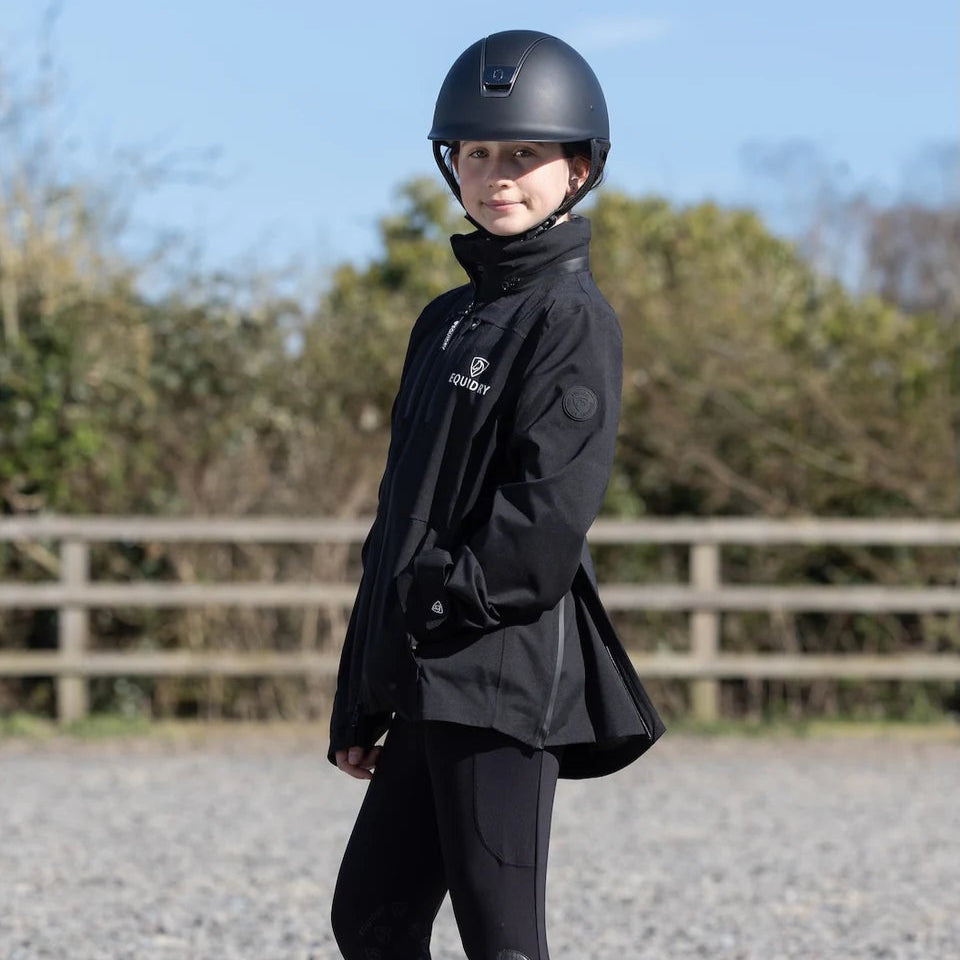EQUIDRY Girl's Varsha Jacket #colour_black