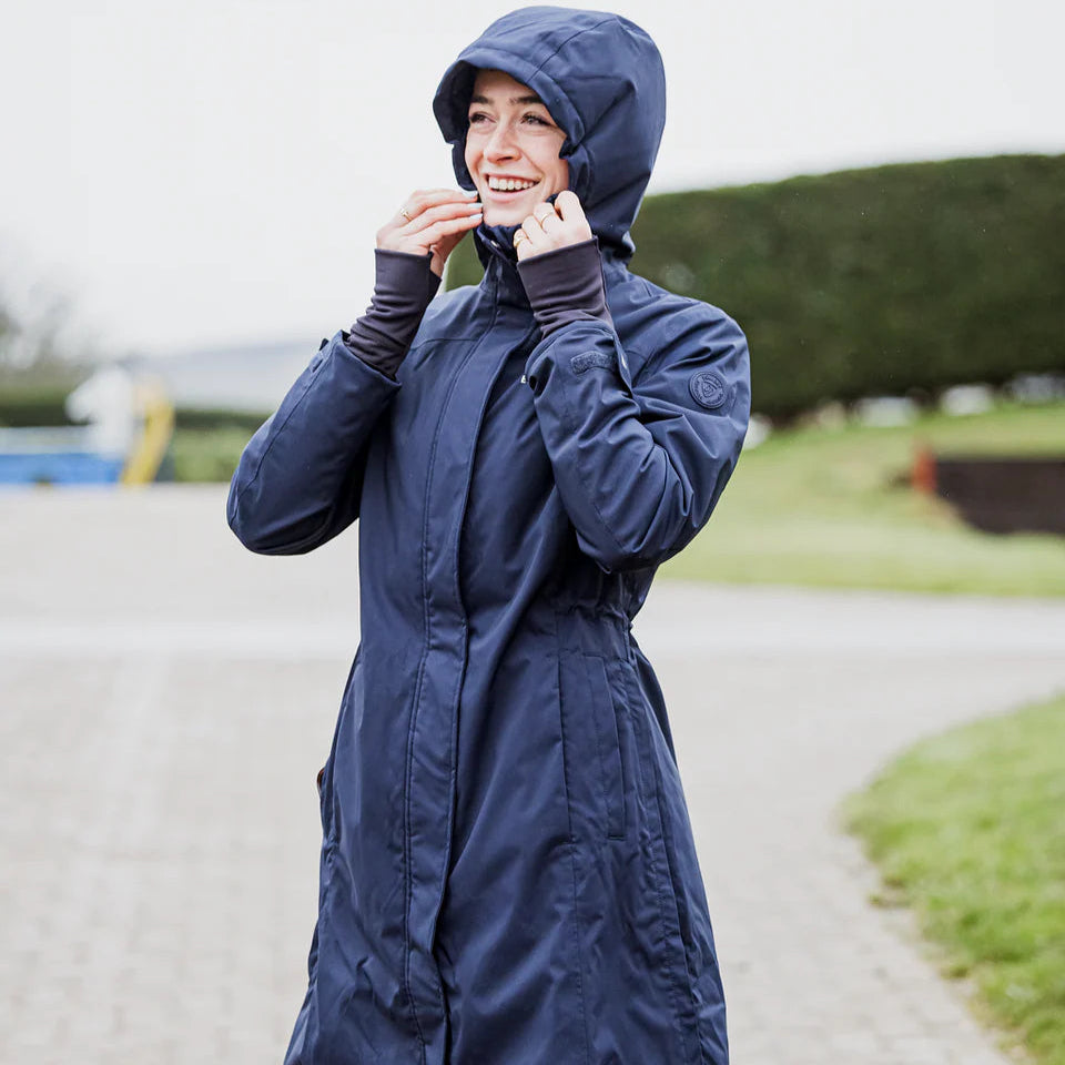 EQUIDRY Women's Bronte Riding Coat #colour_navy-blue