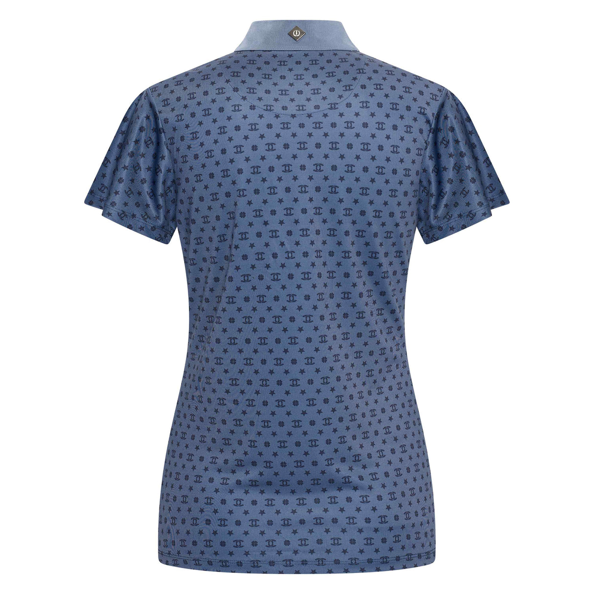 Imperial Riding Children's Roxy AOP Tech Top #colour_blue-navy