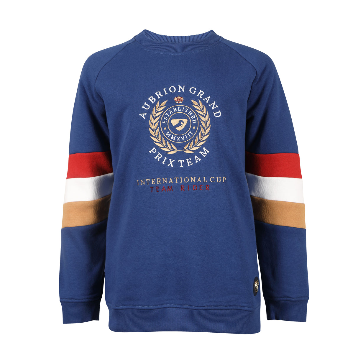 Shires Aubrion Team Young Rider Sweatshirt #colour_navy