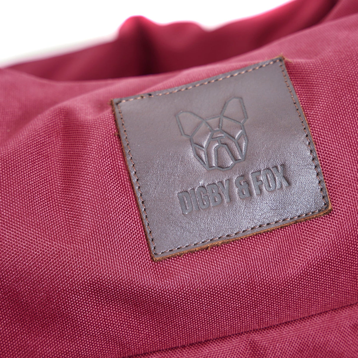 Shires Digby & Fox Nest Dog Bed #colour_maroon