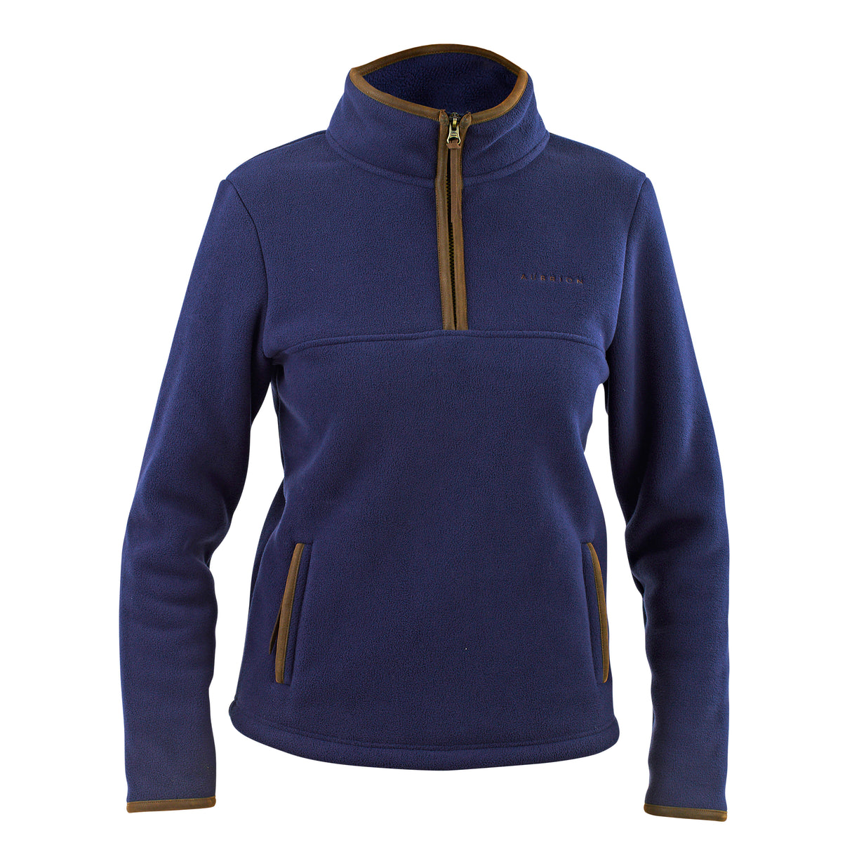Shires Aubrion Core Ladies Half Zip Fleece #colour_navy