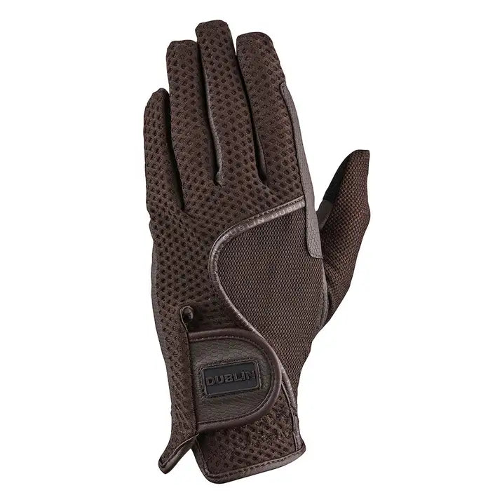 Dublin Airflow Honeycomb Gloves #colour_chocolate