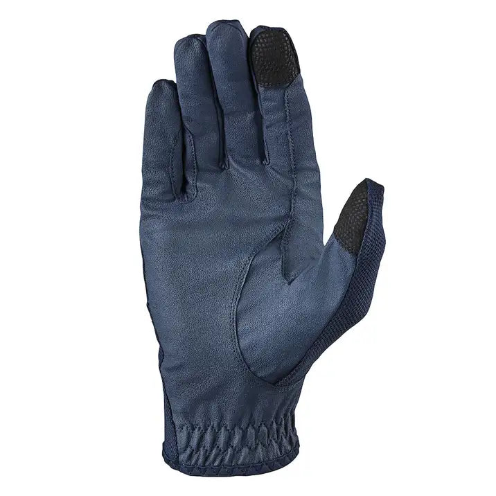 Dublin Pull On Cool Mesh Riding Gloves #colour_navy