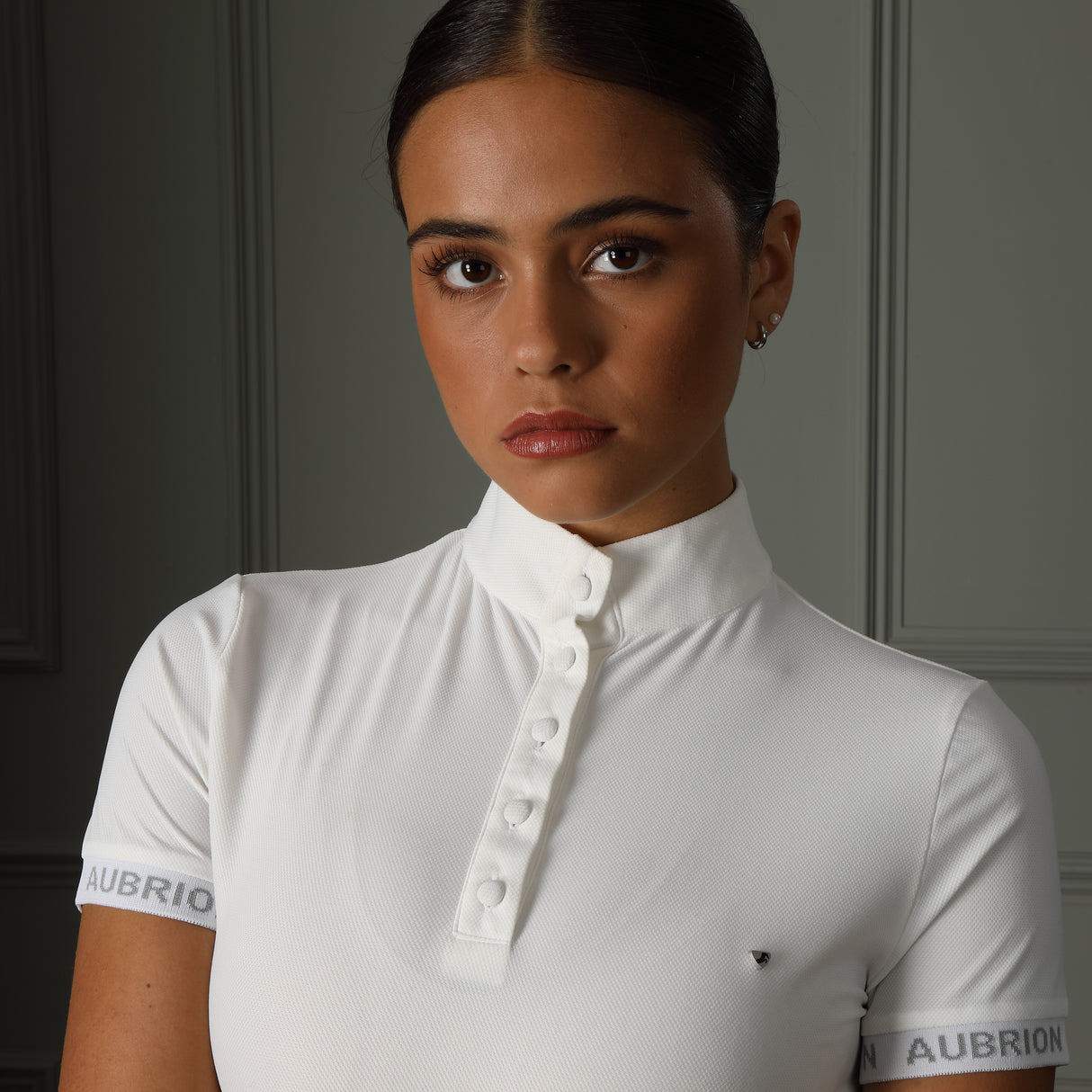Shires Aubrion Attley Ladies Show Shirt #colour_white