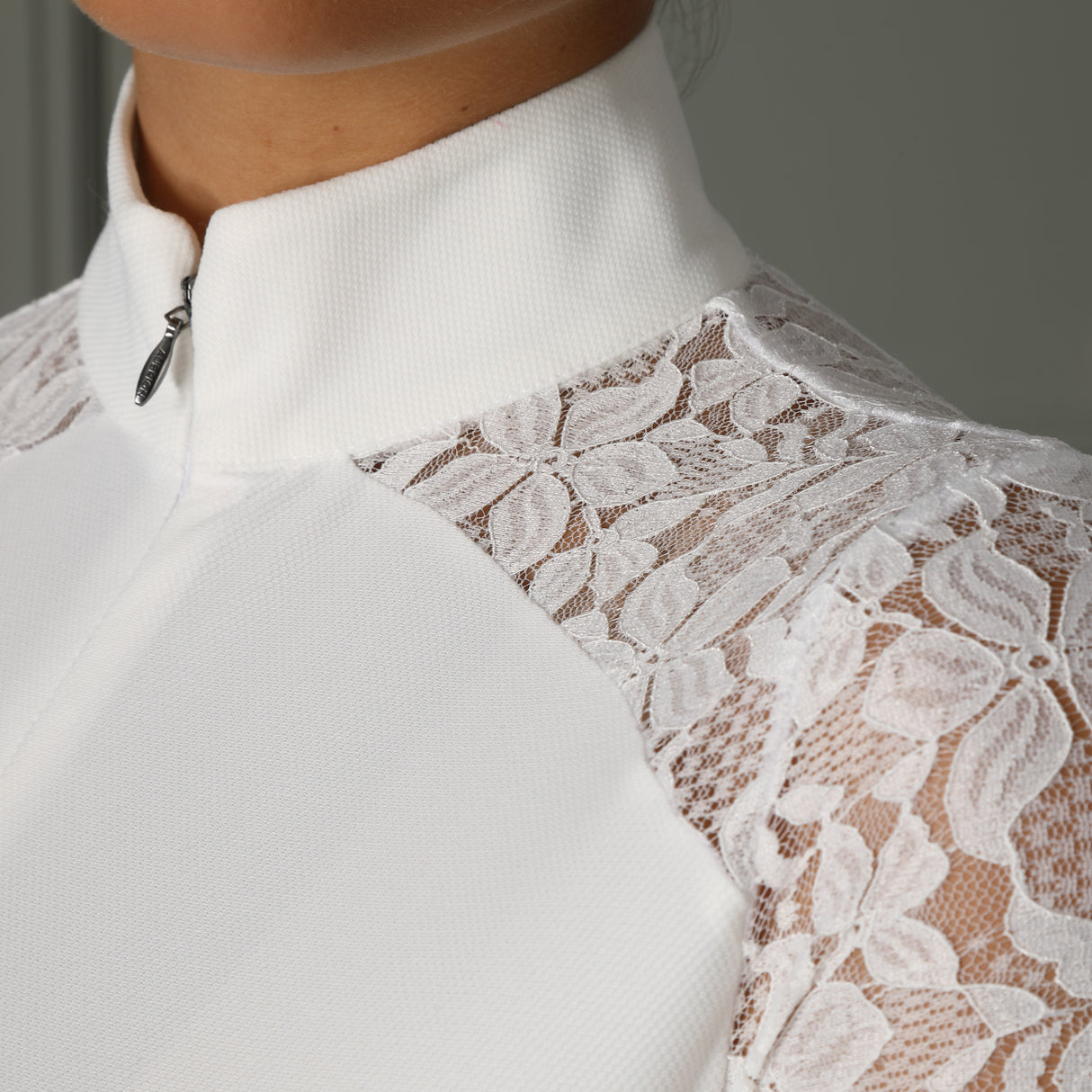 Shires Aubrion Ambel Young Rider Show Shirt #colour_white