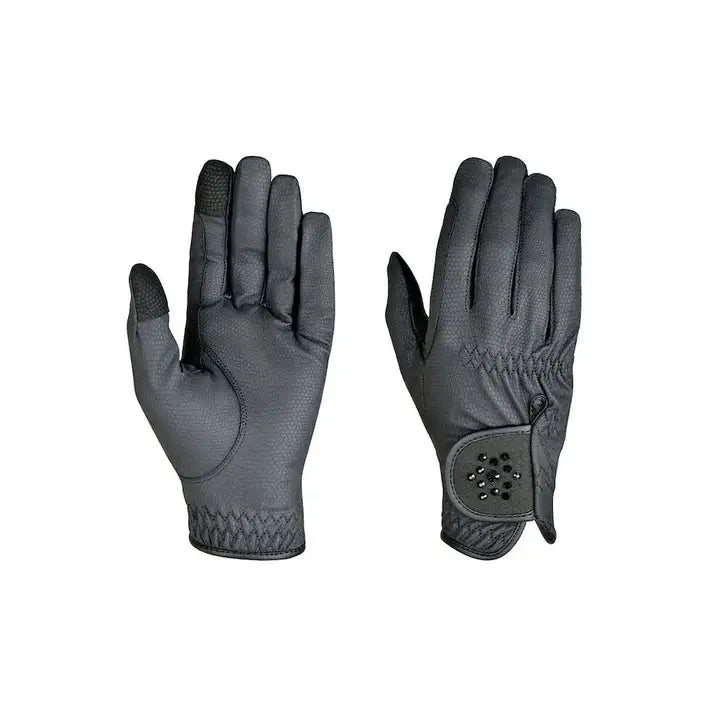 Dublin Everyday Bling Riding Gloves #colour_black