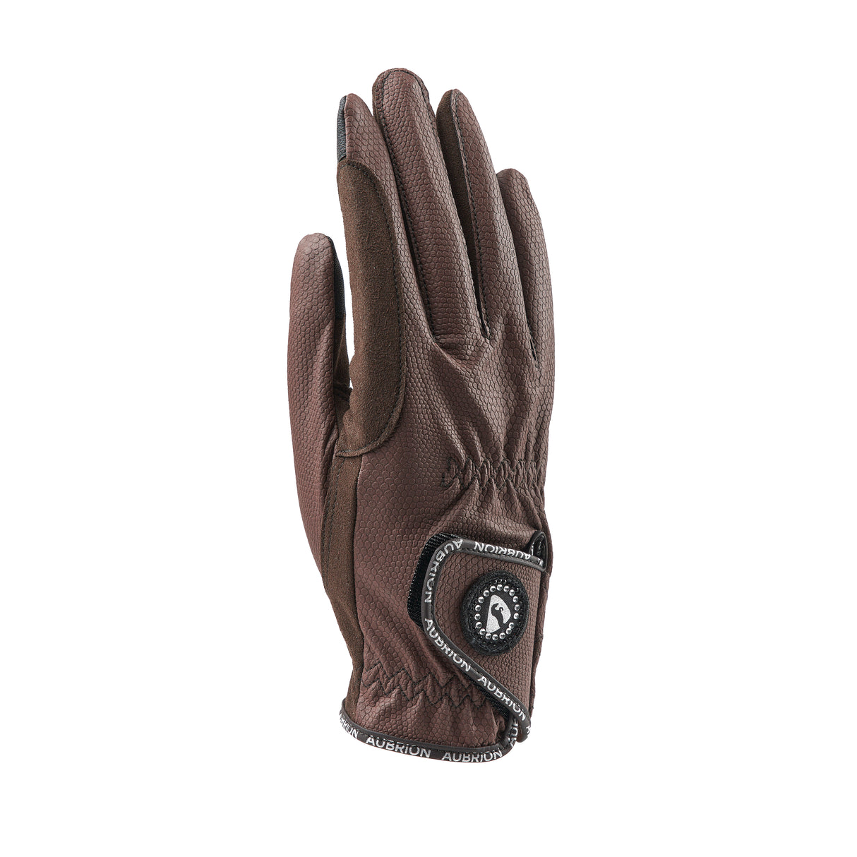 Shires Aubrion Aachen Riding Gloves #colour_brown
