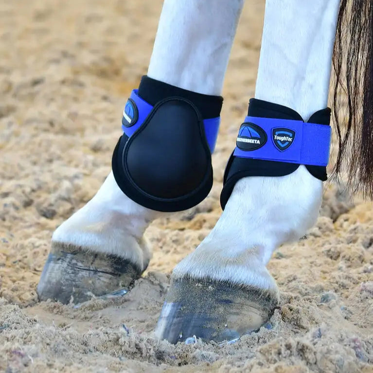 Weatherbeeta Tough-Tec Prime Fetlock Boots #colour_black-royal-blue