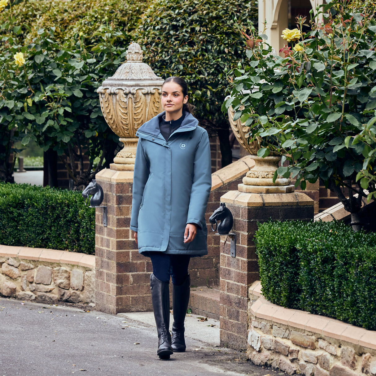 Dublin Ladies Everyday Waterproof Jacket #colour_denim