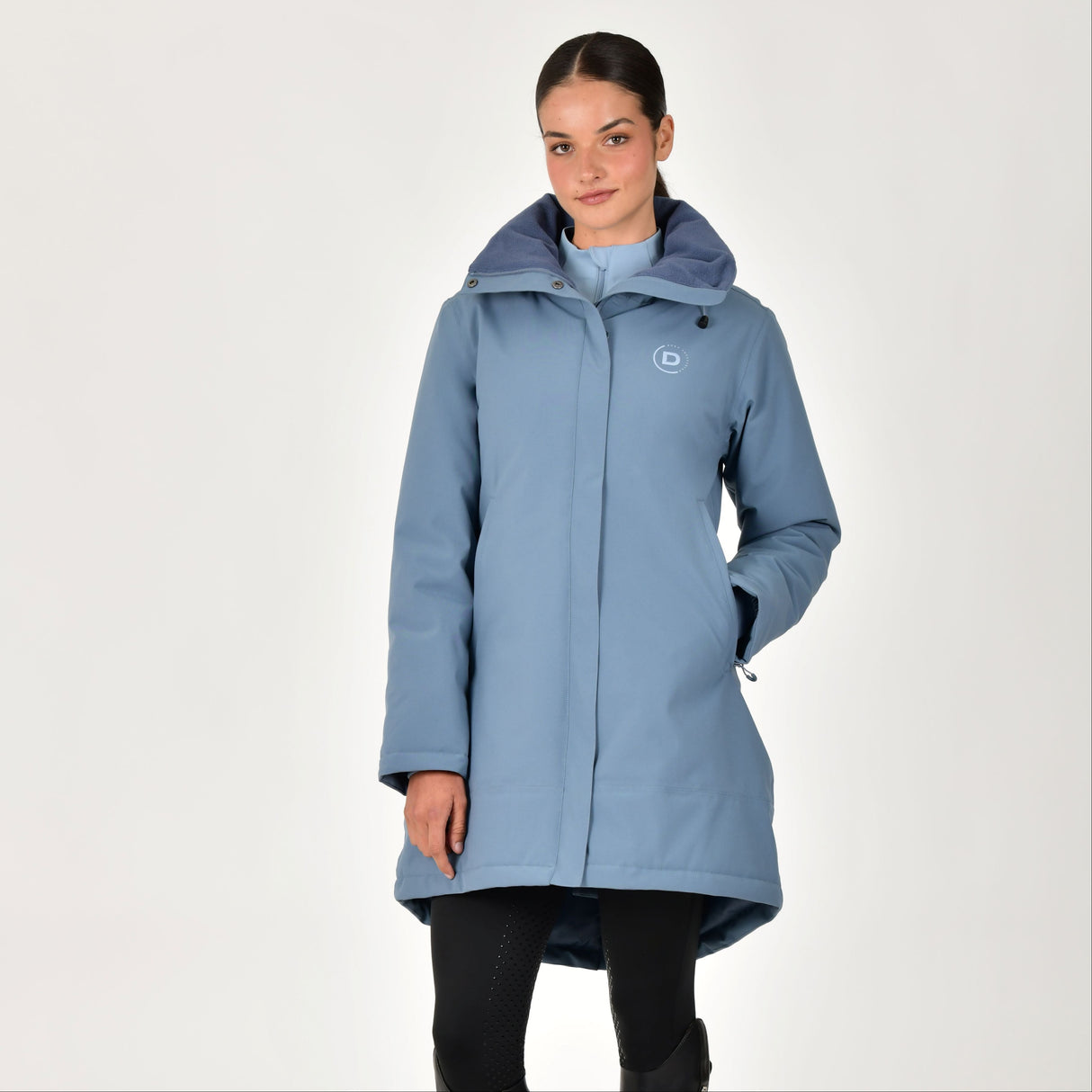 Dublin Ladies Everyday Waterproof Jacket #colour_denim