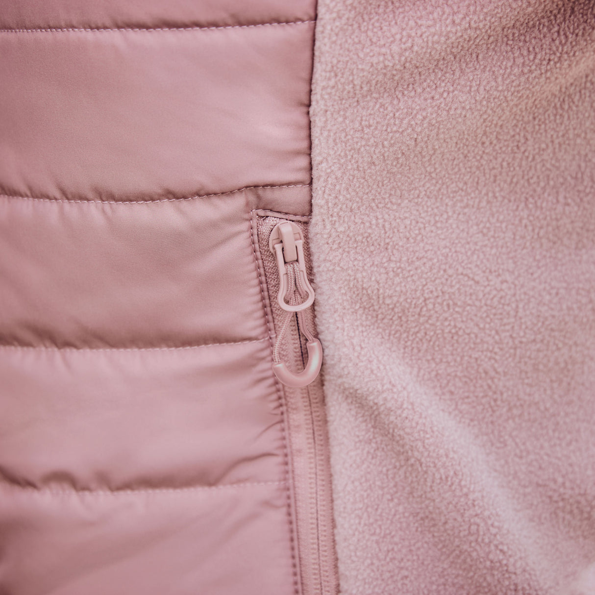 Dublin Ladies Insulated Hybrid Jacket #colour_dusty-rose