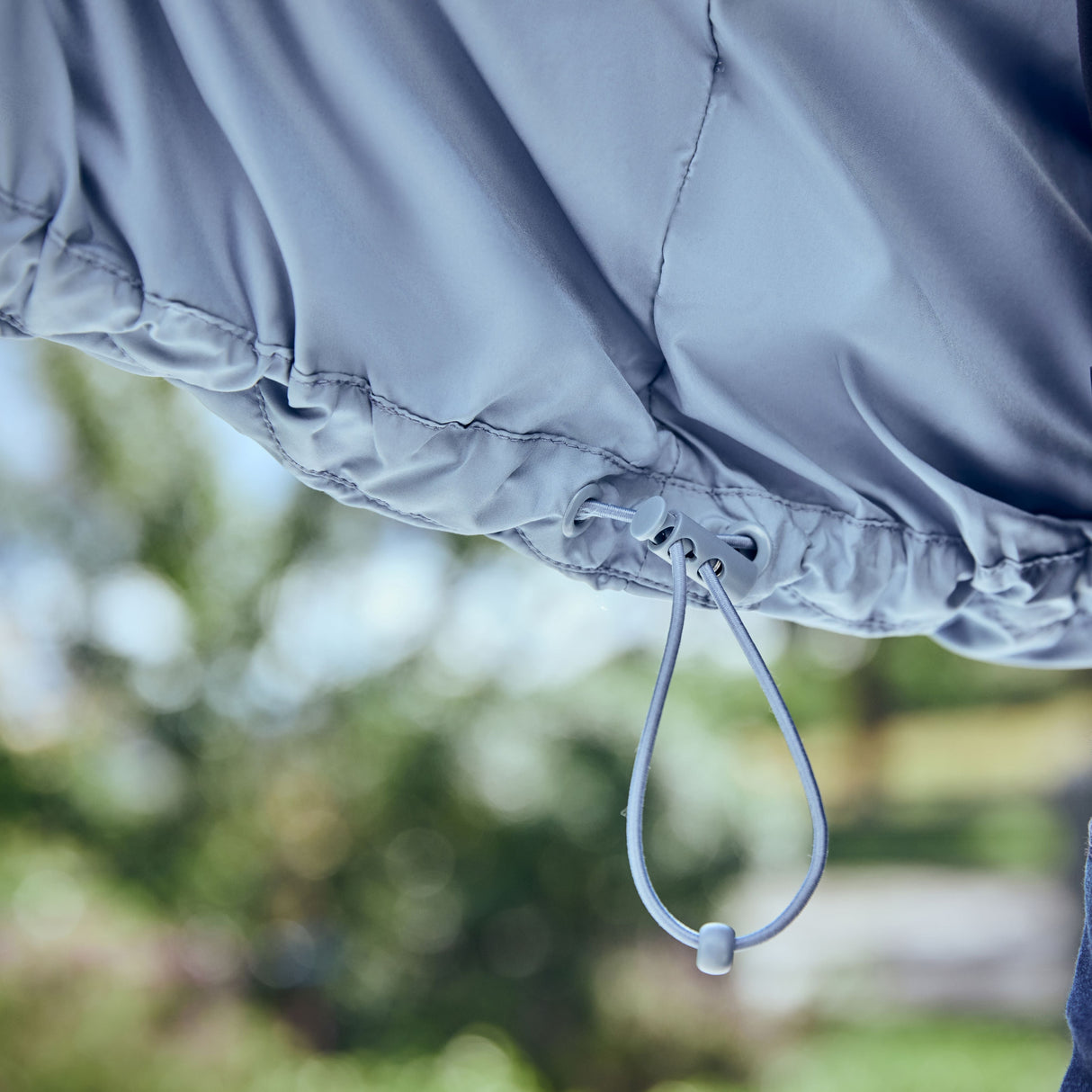 Dublin Ladies Puffer Body Warmer #colour_blue-fog