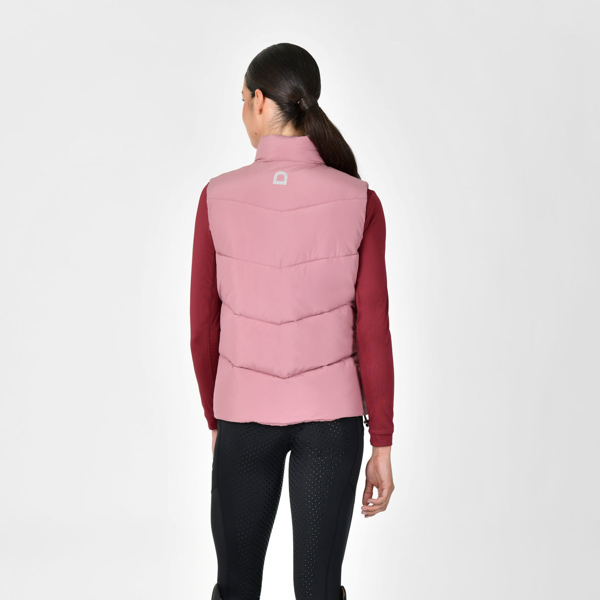 Dublin Ladies Puffer Body Warmer #colour_dusty-rose