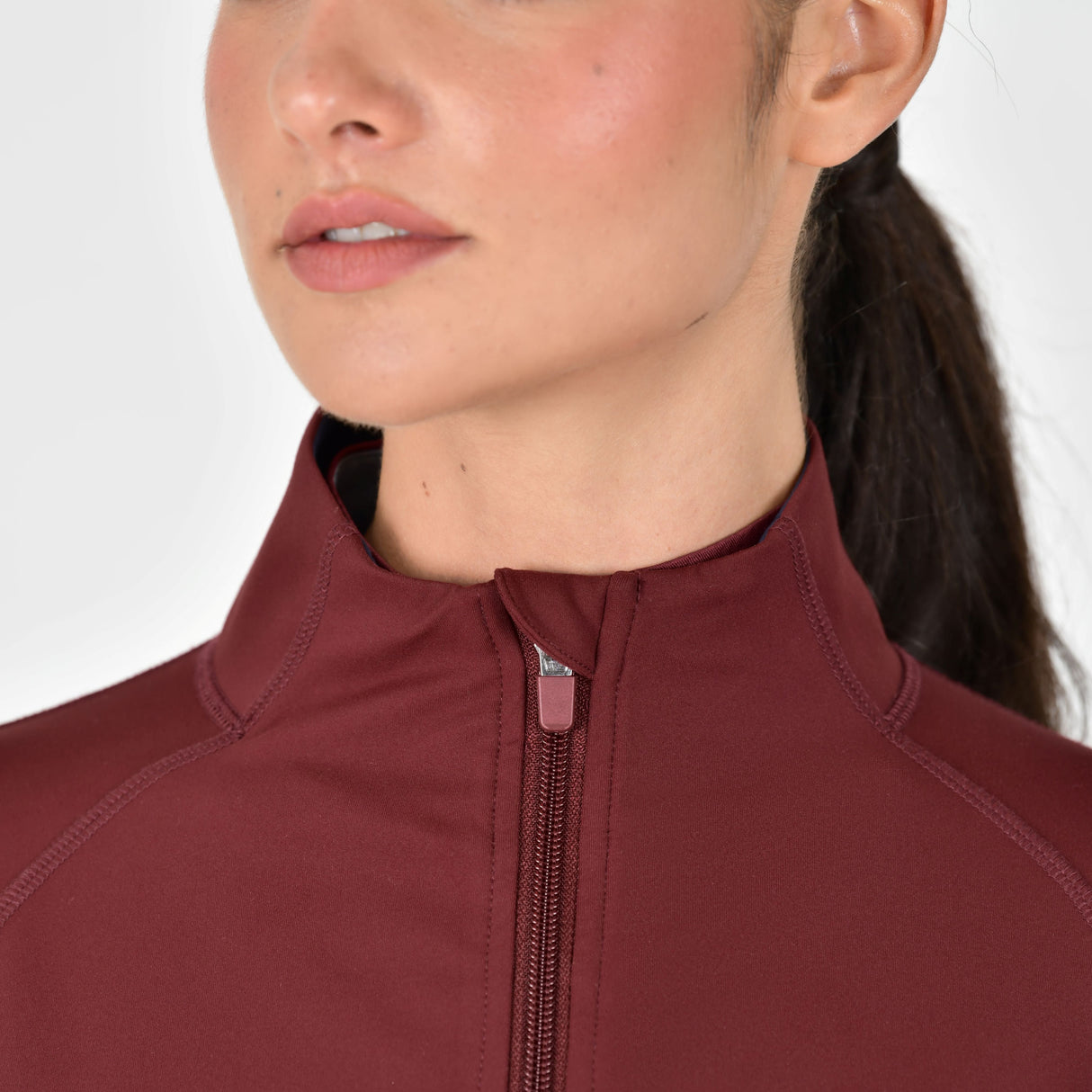 Dublin Ladies Versatile Fitted Zip Through Jacket #colour_cabernet