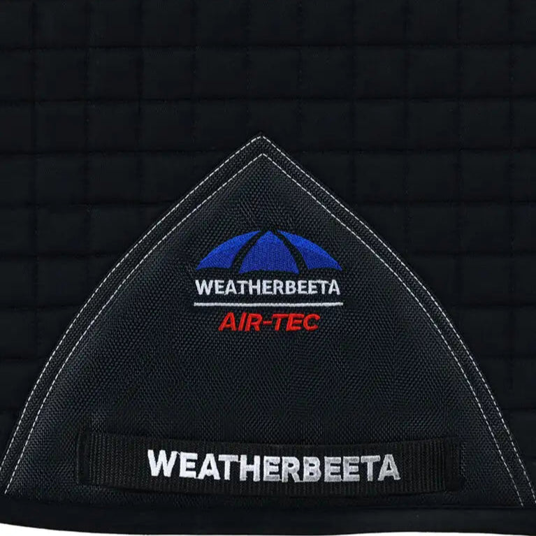 Weatherbeeta Prime Air-Tec Dressage Saddle Pad #colour_black