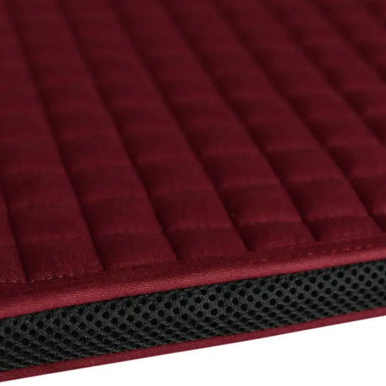 Weatherbeeta Prime Air-Tec Dressage Saddle Pad #colour_burgundy