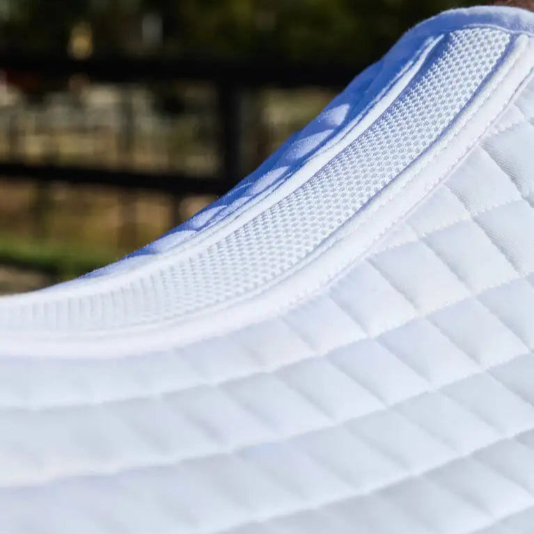 Weatherbeeta Prime Air-Tec Dressage Saddle Pad #colour_white