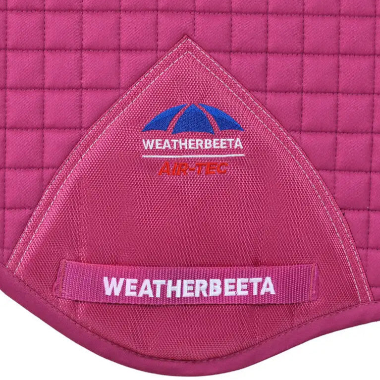 Weatherbeeta Prime Air-Tec Jump Shaped Saddle Pad #colour_bright-magenta