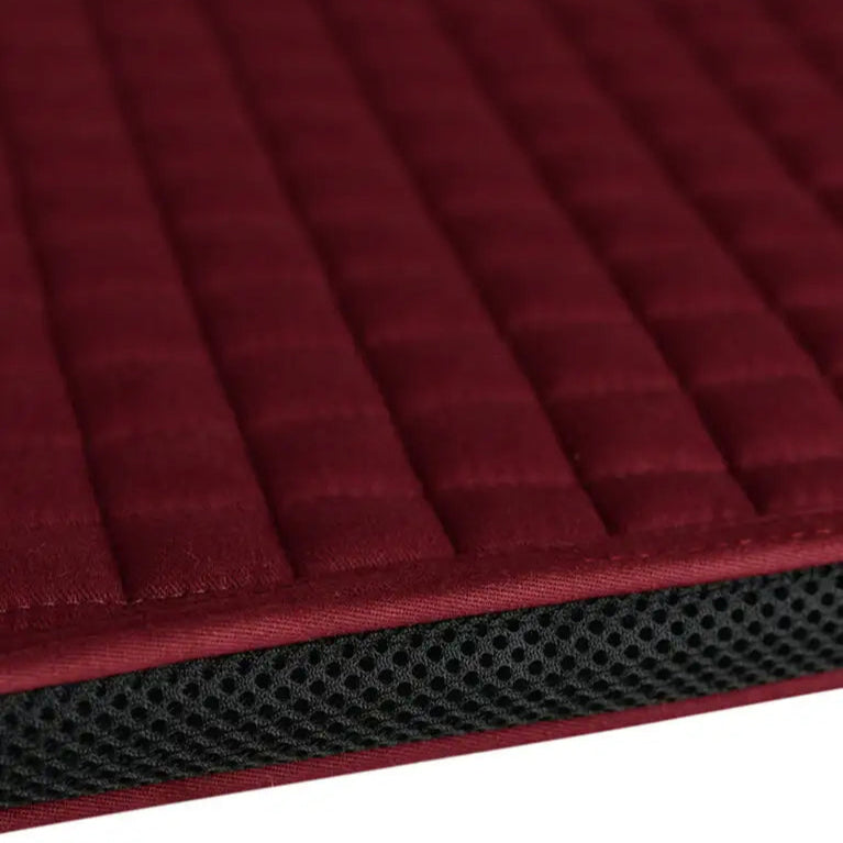 Weatherbeeta Prime Air-Tec Jump Shaped Saddle Pad #colour_burgundy