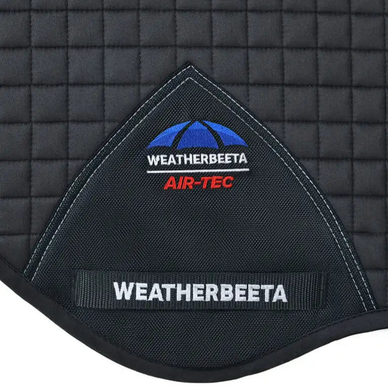 Weatherbeeta Prime Air-Tec Jump Shaped Saddle Pad #colour_charcoal