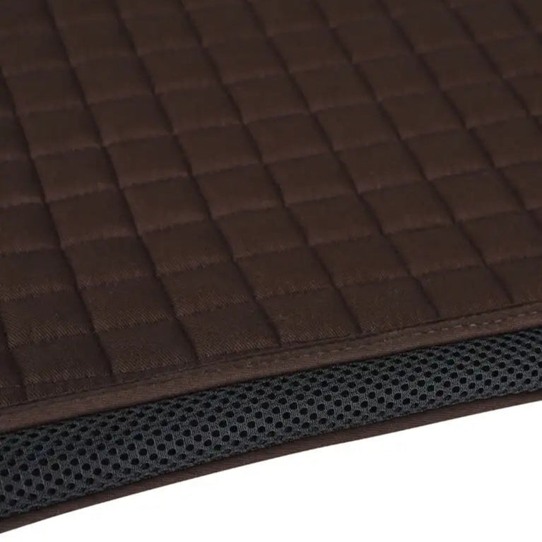 Weatherbeeta Prime Air-Tec Jump Shaped Saddle Pad #colour_chocolate