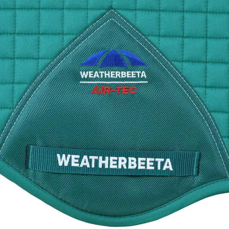 Weatherbeeta Prime Air-Tec Jump Shaped Saddle Pad #colour_dark-turquoise