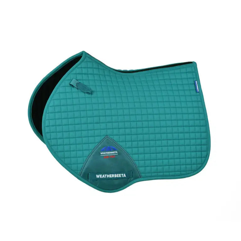 Weatherbeeta Prime Air-Tec Jump Shaped Saddle Pad #colour_dark-turquoise