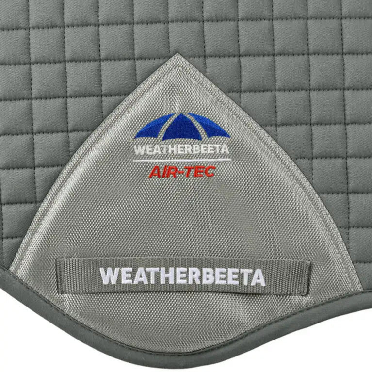 Weatherbeeta Prime Air-Tec Jump Shaped Saddle Pad #colour_grey