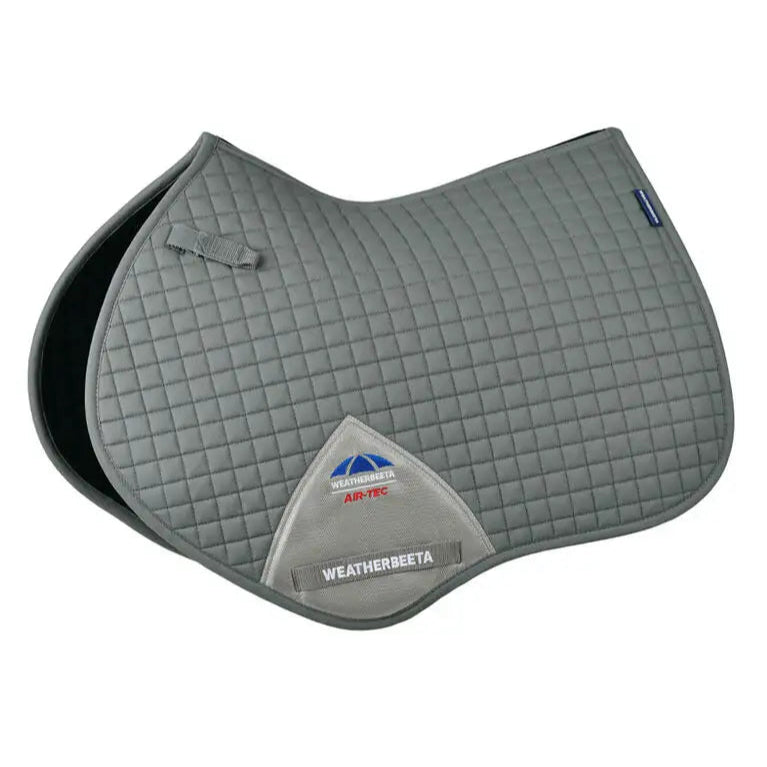 Weatherbeeta Prime Air-Tec Jump Shaped Saddle Pad #colour_grey