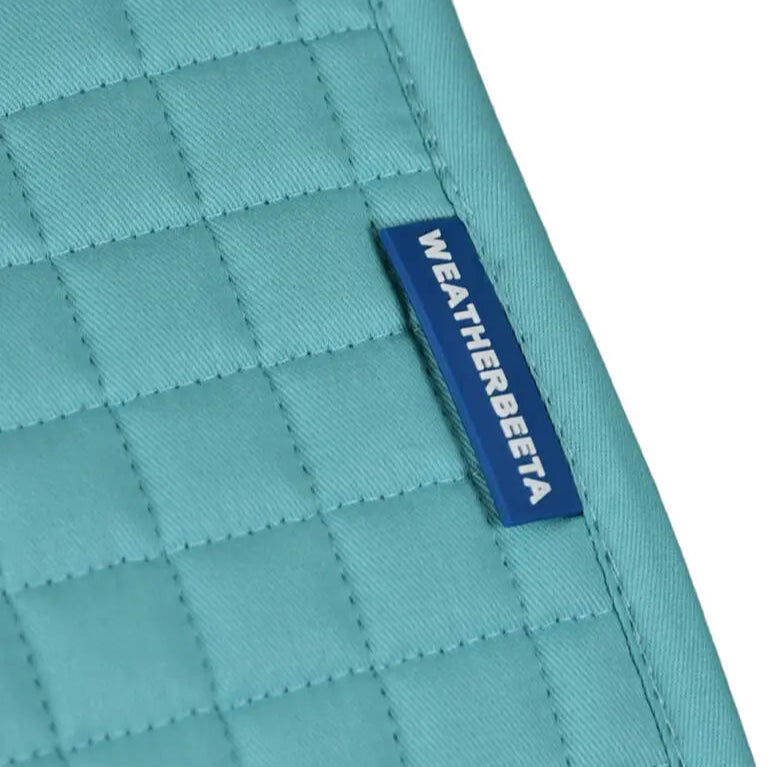 Weatherbeeta Prime Air-Tec Jump Shaped Saddle Pad #colour_light-aqua
