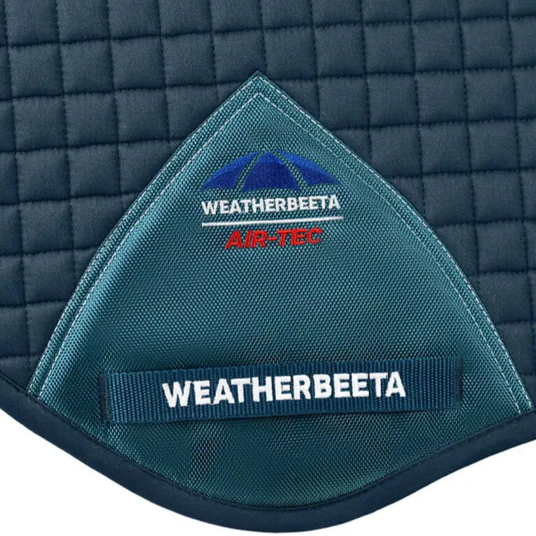 Weatherbeeta Prime Air-Tec Jump Shaped Saddle Pad #colour_midnight-teal