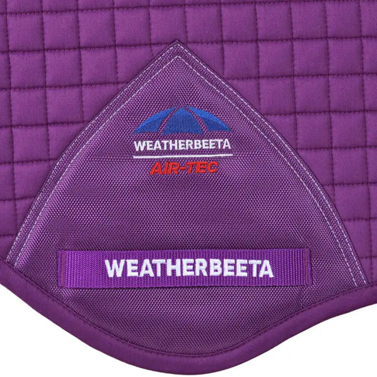Weatherbeeta Prime Air-Tec Jump Shaped Saddle Pad #colour_violet