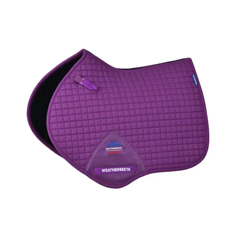 Weatherbeeta Prime Air-Tec Jump Shaped Saddle Pad #colour_violet