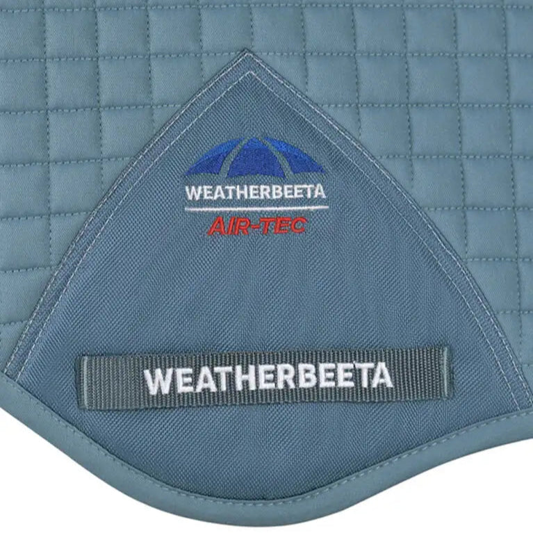 Weatherbeeta Prime Air-Tec Jump Shaped Saddle Pad #colour_washed-denim