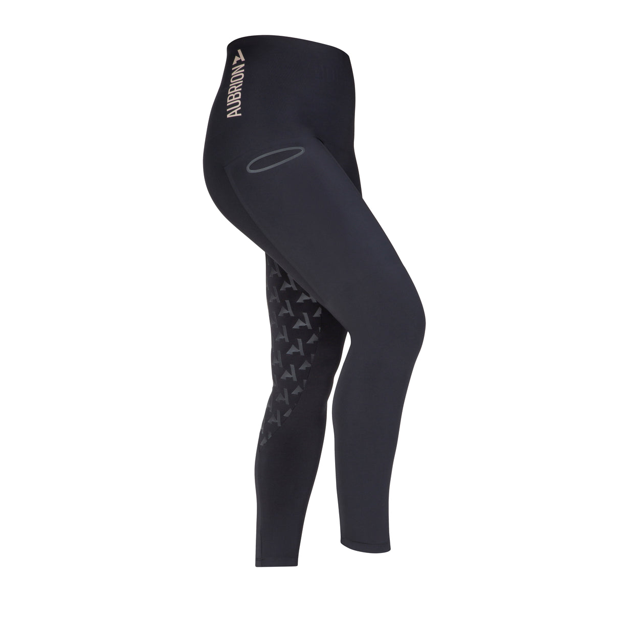 Shires Aubrion Ladies React Sculpt Riding Tights #colour_shadow