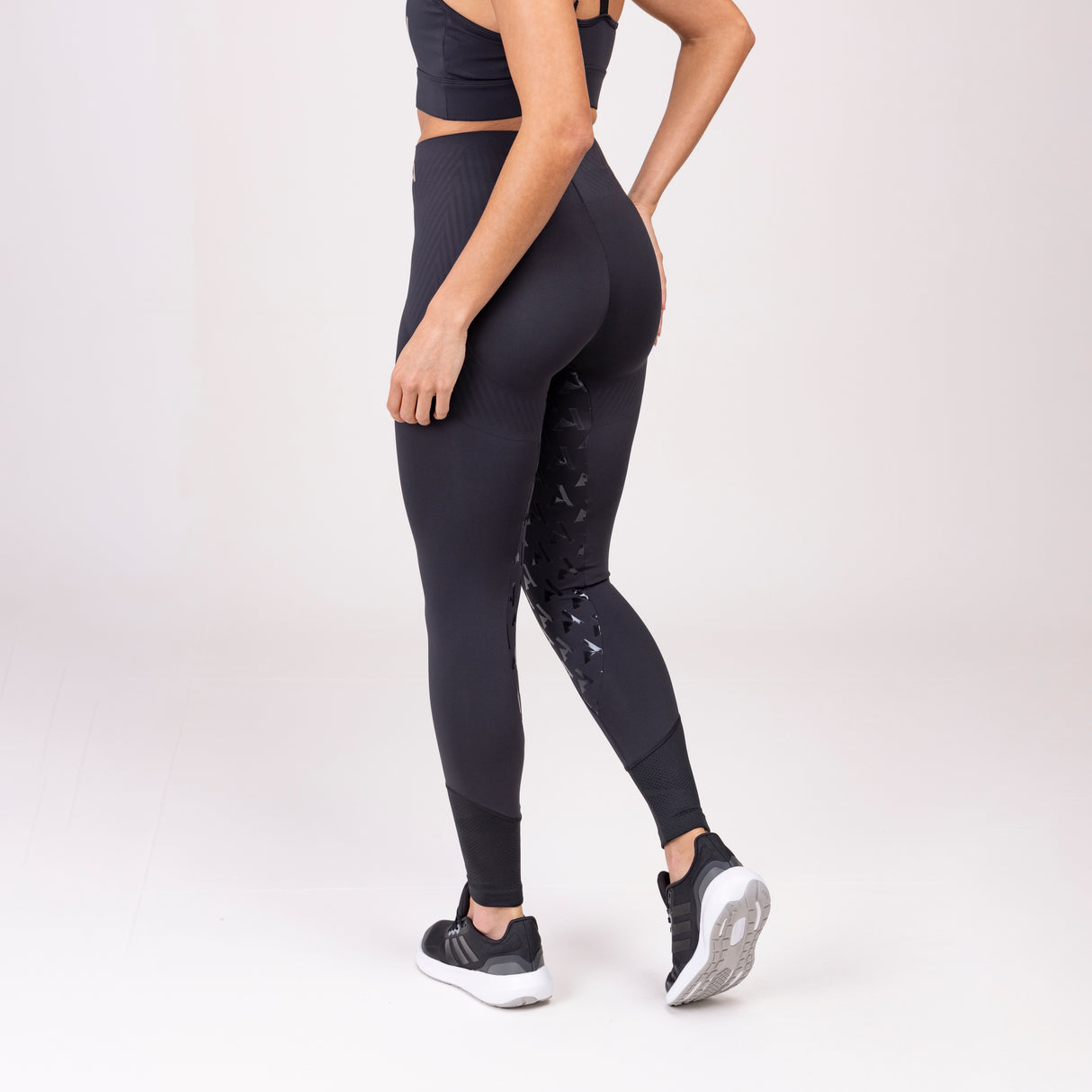 Shires Aubrion Ladies React Sculpt Riding Tights #colour_shadow