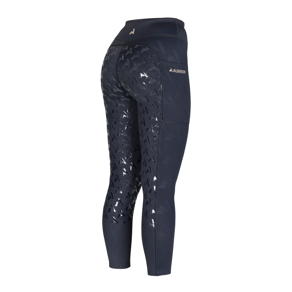 Shires Aubrion Ladies React Winter Riding Tights #colour_shadow