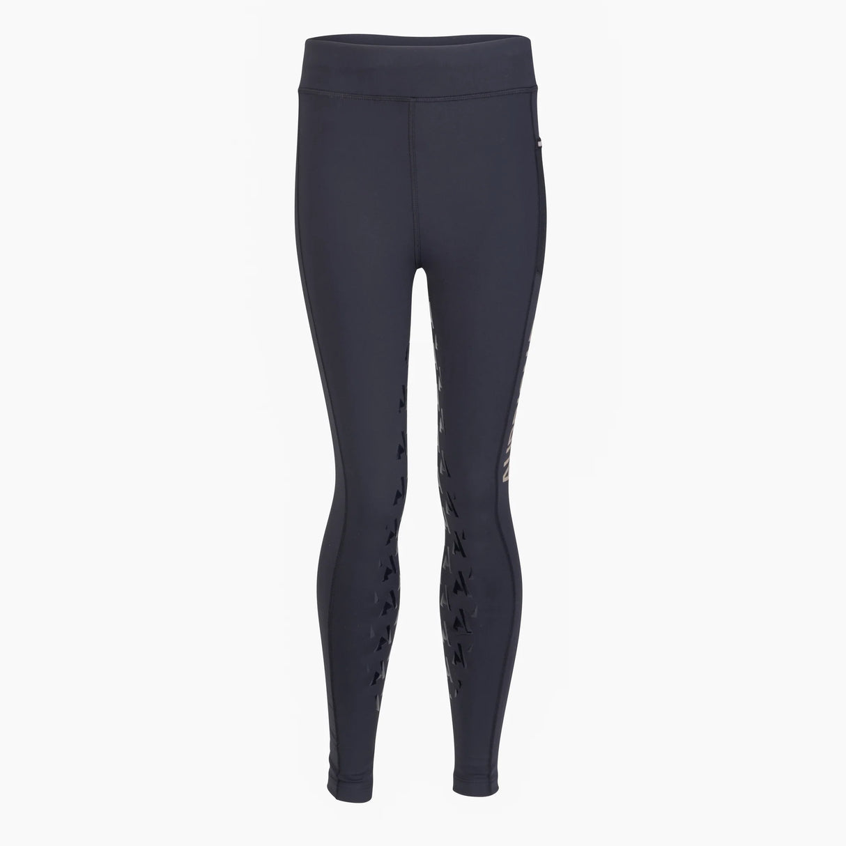 Shires Aubrion Young Rider React Winter Non-Stop Riding Tights #colour_shadow