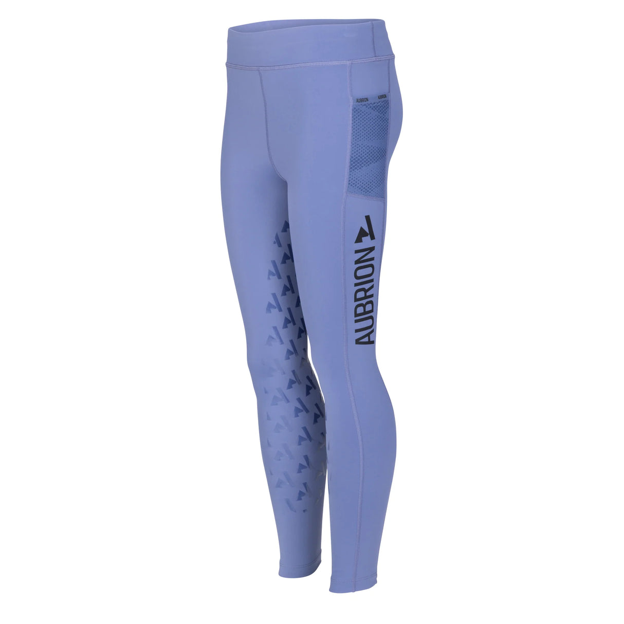 Shires Aubrion Young Rider React Winter Non-Stop Riding Tights #colour_sky