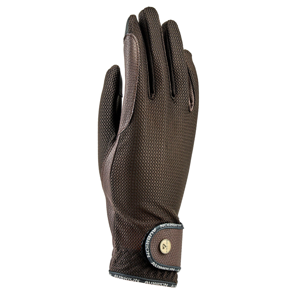 Shires Aubrion Aero Flexfit Riding Gloves #colour_brown