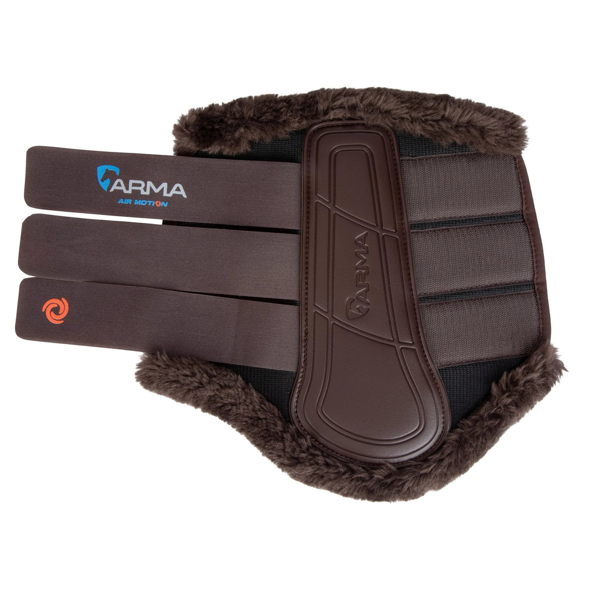 Shires ARMA Air Motion Supafleece Brushing Boots #colour_brown