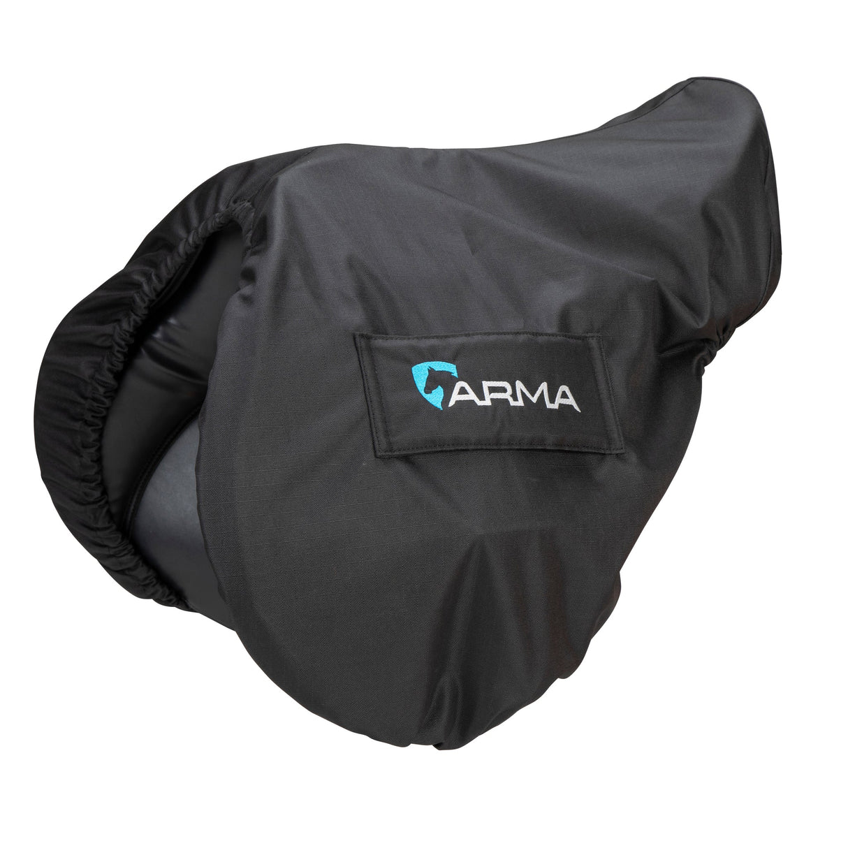 Shires ARMA Waterproof Fleece Lined Saddle Cover #colour_black
