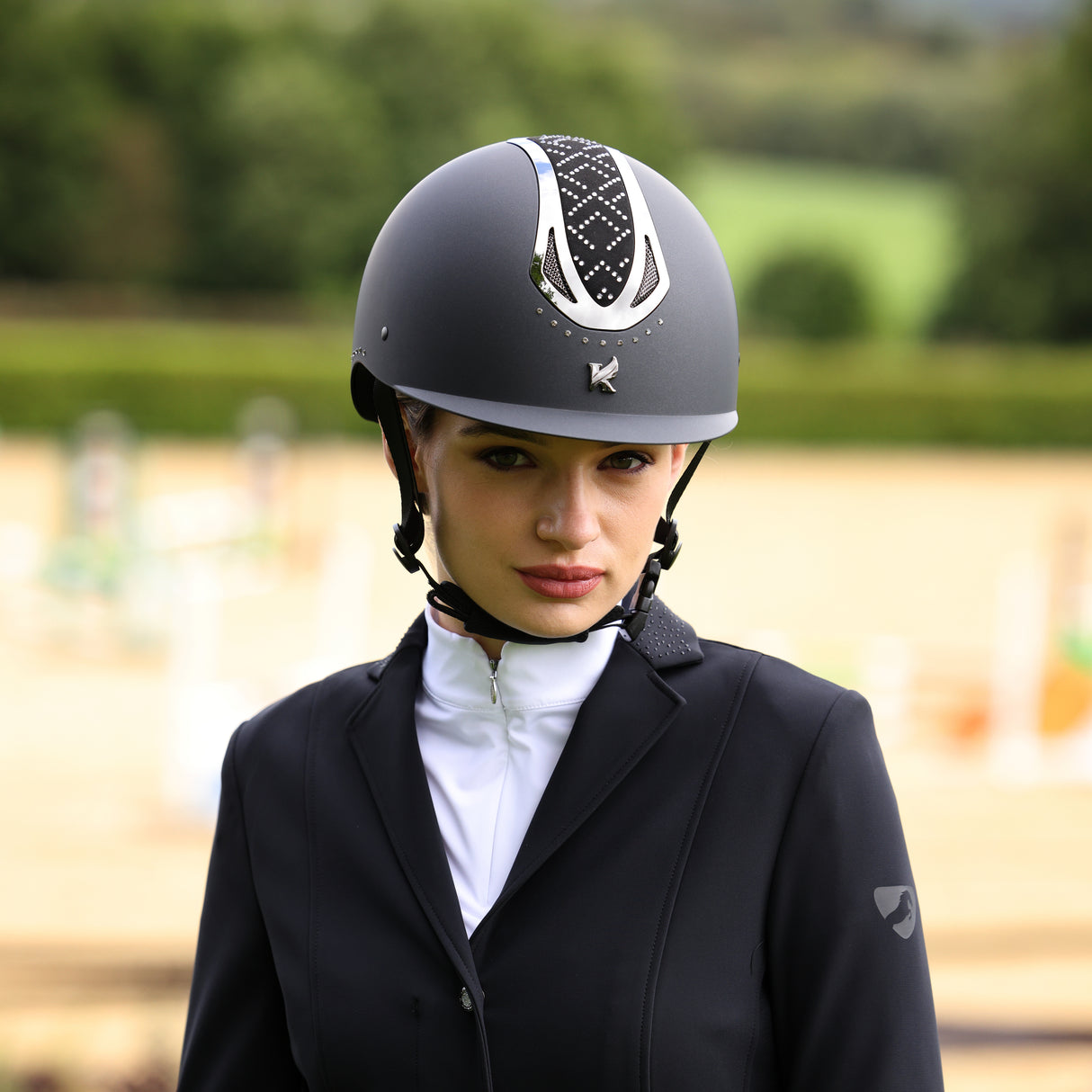 Shires Karben Sonic GXY Riding Hat #colour_black