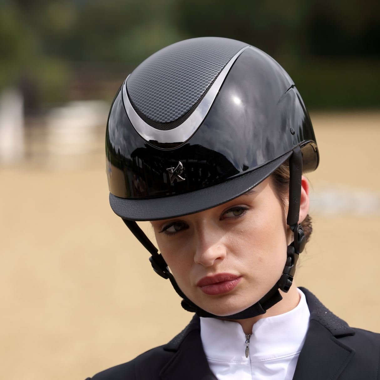 Shires Karben Drew Ellipse SP Riding Hat #colour_black