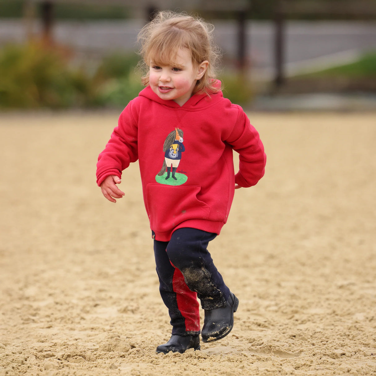 Shires Winnie & Me Hoodie #colour_red