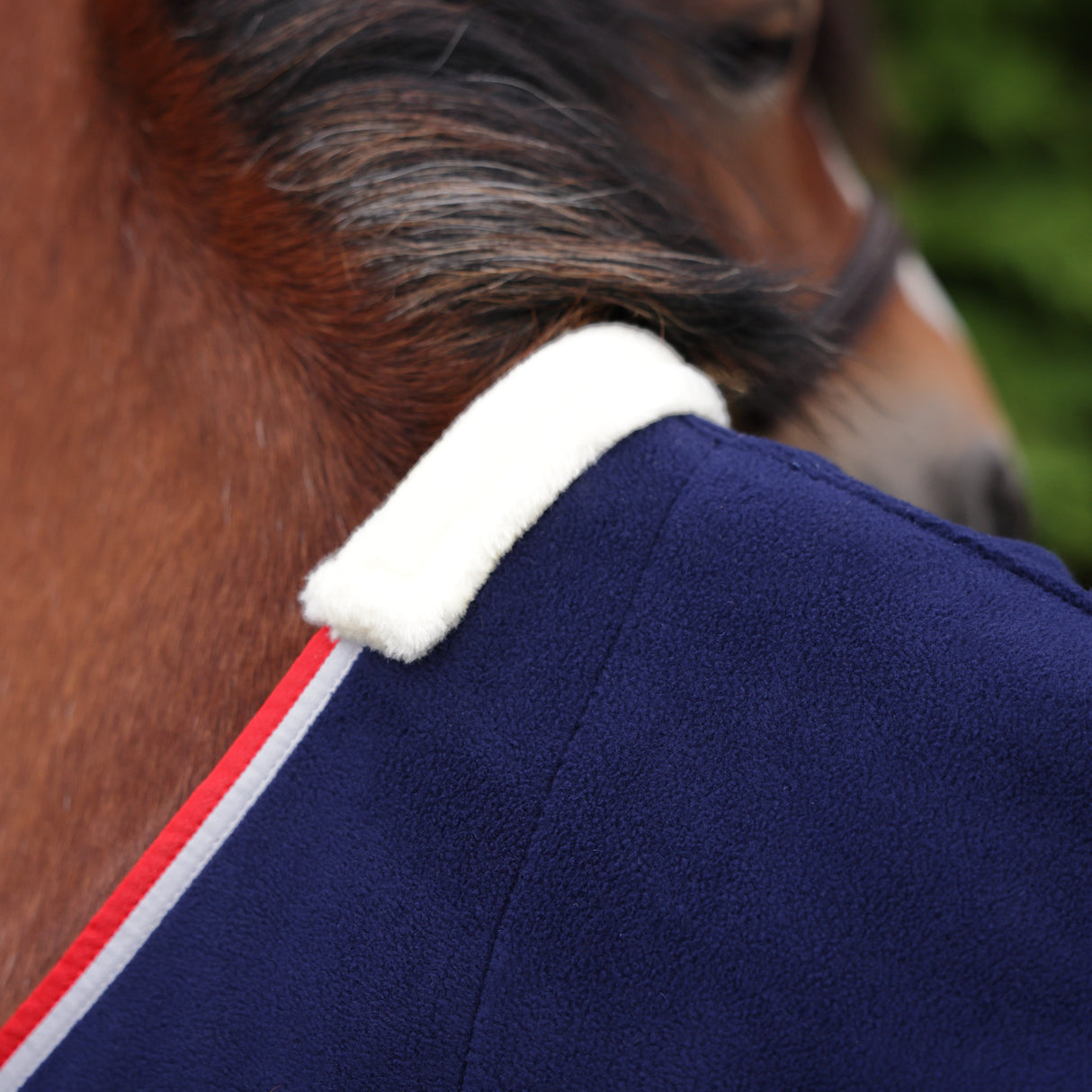 Shires Winnie & Me Fleece Rug #colour_navy