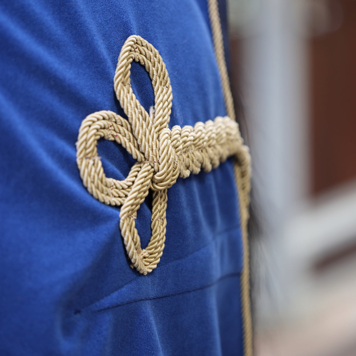 Shires Deluxe Fleece Show Rug #colour_navy